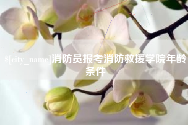 嘉鱼消防员报考消防救援学院年龄条件