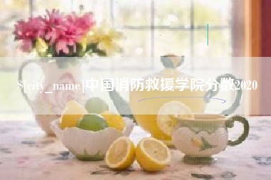 嘉鱼中国消防救援学院分数2020
