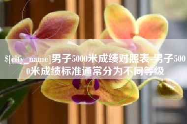 嘉鱼男子5000米成绩对照表-男子5000米成绩标准通常分为不同等级