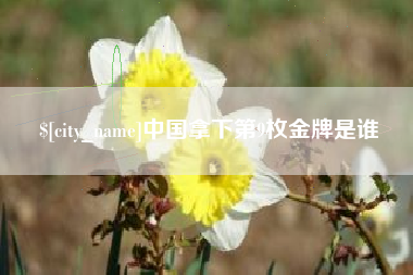 嘉鱼中国拿下第9枚金牌是谁