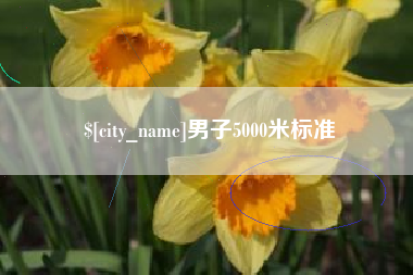 嘉鱼男子5000米标准
