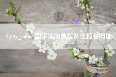 嘉鱼国家消防救援队伍报名网址