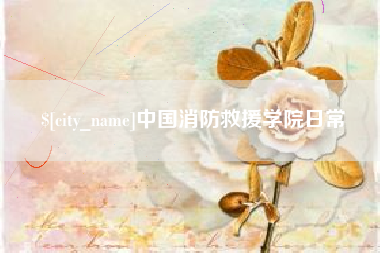 嘉鱼中国消防救援学院日常
