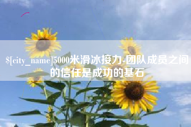 嘉鱼5000米滑冰接力-团队成员之间的信任是成功的基石