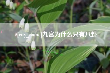 嘉鱼九宫为什么只有八卦