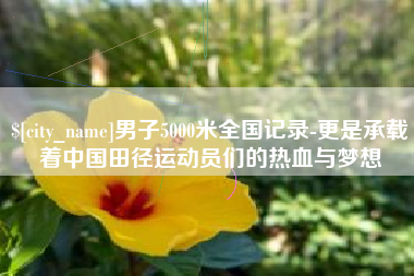 嘉鱼男子5000米全国记录-更是承载着中国田径运动员们的热血与梦想