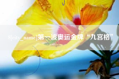 嘉鱼第一波奥运金牌“九宫格”