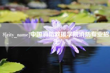 嘉鱼中国消防救援学院消防专业招生