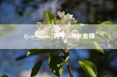 嘉鱼男子5000米金牌