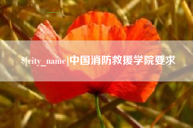嘉鱼中国消防救援学院要求