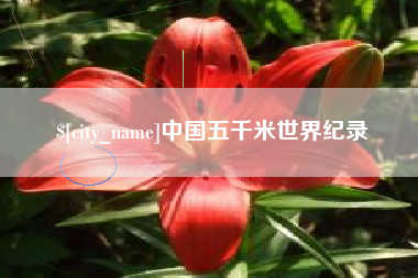 嘉鱼中国五千米世界纪录