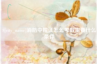 嘉鱼消防中控证怎么考取需要什么条件