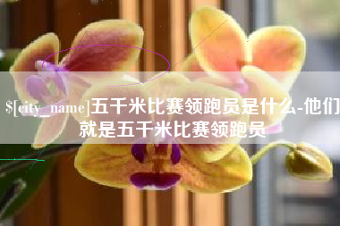 嘉鱼五千米比赛领跑员是什么-他们就是五千米比赛领跑员