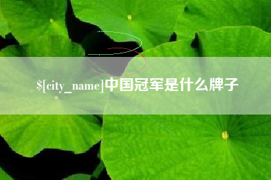 嘉鱼中国冠军是什么牌子