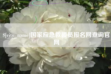 嘉鱼国家应急救援员报名网查询官网