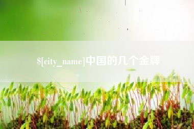 嘉鱼中国的几个金牌