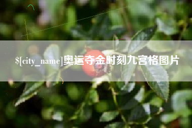 嘉鱼奥运夺金时刻九宫格图片