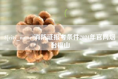 嘉鱼消防证报考条件2024年官网烟台福山